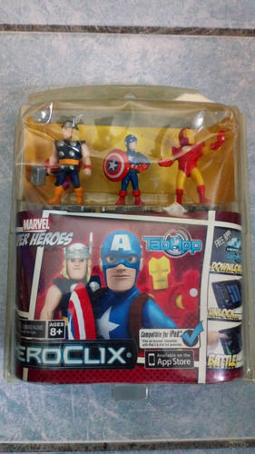Marvel Super Heroes Heroclix Tabapp Thor Ironman Cap America (Usado)