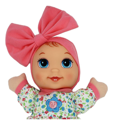 Babys First Giggles Baby Doll Toy Con Parte Superior Floral