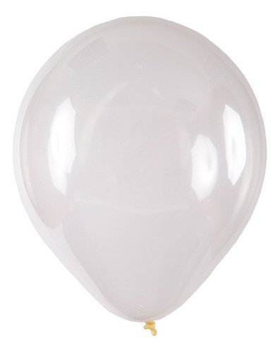 Balão Redondo Profissional Liso - Cores - 5 12cm - 50 Un. Cor Cristal
