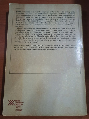Libido Y Sociedad Estudios Sobre Freud Y La Izquierda Freudi (Usado)