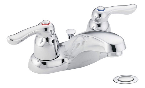 Moen  Commercial M-bition - Grifo De Lavabo Central De 4