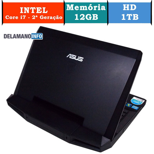 Imagem 5 de 7 de Notebook Asus Republic Of Gamers I7 12gb Gtx 460m (10244)