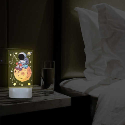 Lámpara De Mesa, Luces Nocturnas Led, Carga Usb, Luz Nocturn