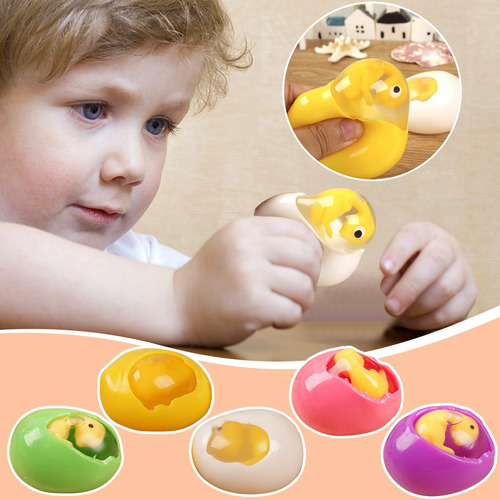 Juguete Para Descomprimir Huevos De Dinosaurio Con Forma