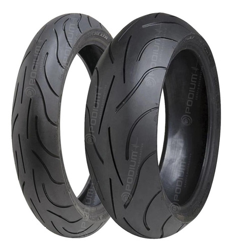 Par Pneu Moto Ducati Monster 120/70-17 + 190/55-17 Michelin