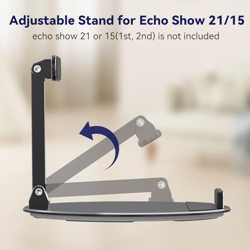 Soporte Ajustable Para Echo Show 15 (1ª, 2ª Gen) Y Echo Show