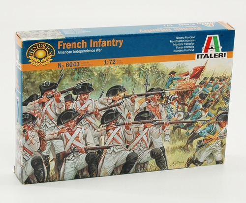 French Infantry American Independence War 1/72  Italeri 6043