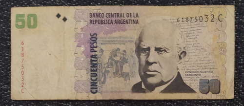 Billete 50 Pesos Serie C 2009 Bottero 3620
