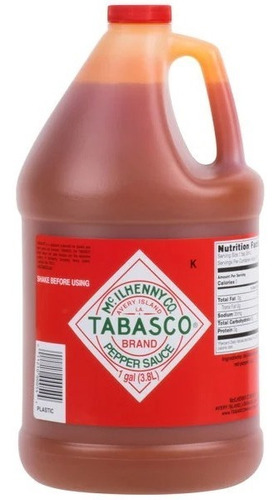 Salsa Tabasco Original  1 Galon 3.8 Lt