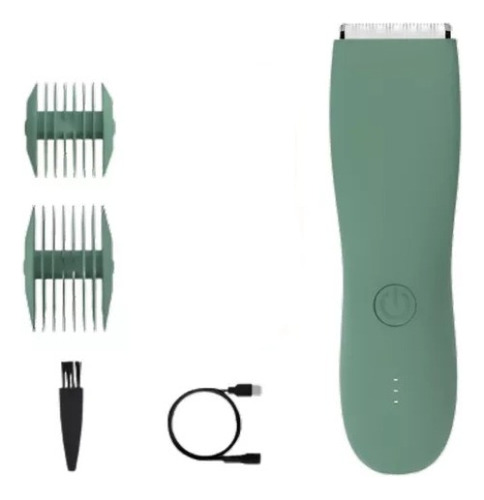 Maquina Corta Pelo Profesional Afeitadora Corporal Trimmer Color Verde