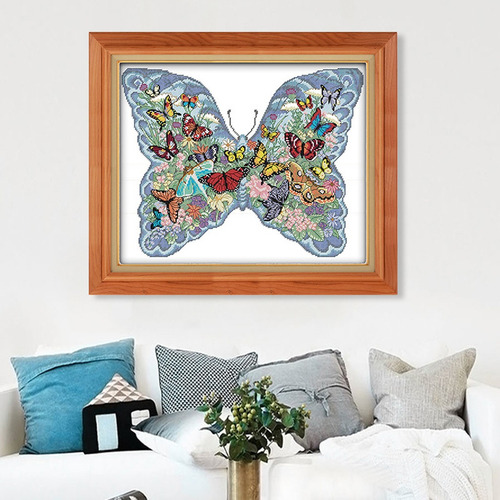Imagen 3 de 12 de Kit De Inicio De Con Estampado De Animales De Mariposa, 1.
