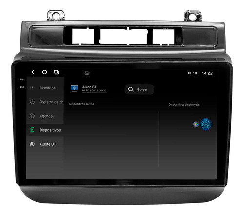Multimidia Aikon Fóton G3 Touareg 2011 Acima 12+256gb 2k 9p
