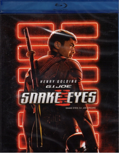 G. I. Joe Snake Eyes Henry Golding Pelicula Blu-ray