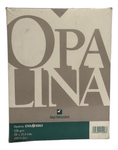 Paquete De 100 Hojas De Opalina Blanca