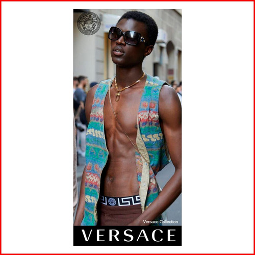 Poster Fotográfico Versace Men Collection Milan - 120x60cm