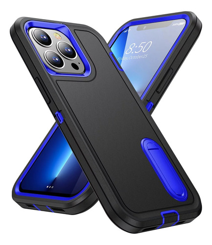 Funda Para iPhone X Adventure Extreme Negro-azul Antishock