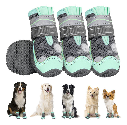 Zapatos Para Perro De Transpirable, Cómodas Botas