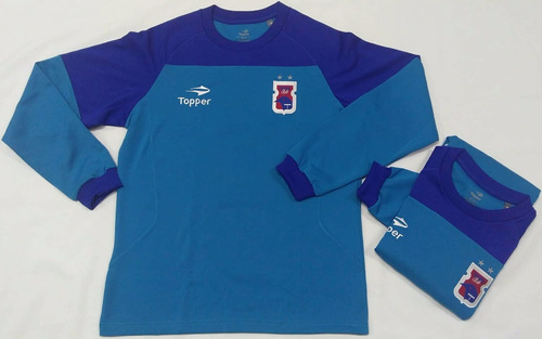 Blusa Agasalho Parana Clube Treino Topper 2016 / 2017 Azul