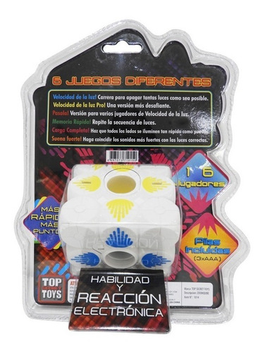 Imagen 4 de 6 de Zoomqube Shine Cubo C/luz-sonido Juego Habilidad Y Reacción