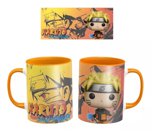 Caneca Naruto Desenho - Interior E Alça Branca (simples)