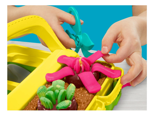 Conjunto De Massinhas Play-doh Playset Jardim Mágico Hasbro Diversas Cores
