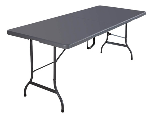 Mesa Plegable Rectangular Gris 180cm Northwest