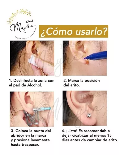 ABRIDOR DE OREJA PISTOLA PERFORADORA PIERCING