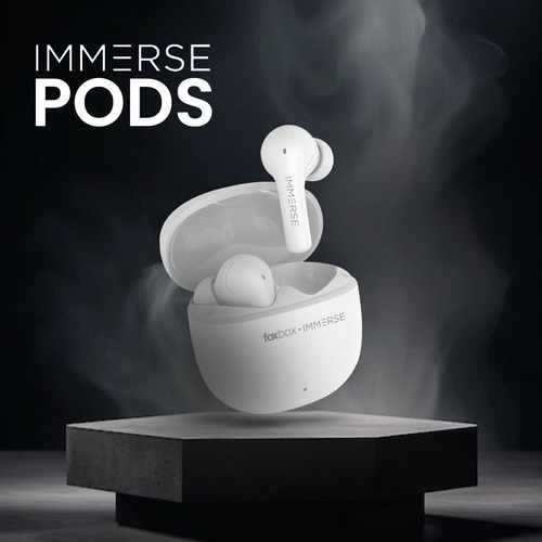 Auriculares Inalámbrico Foxbox Immerse Pod Blanco, Anc