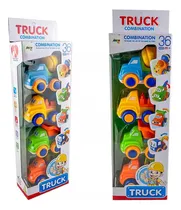 Comprar Set Carros Truck Construccion Camion Volteo Grua Juguete Niñ