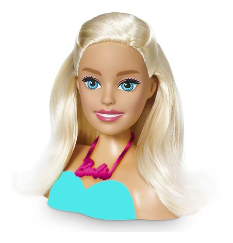 Busto Barbie Styling Head Faces Maquiagem E Acessórios Pupee