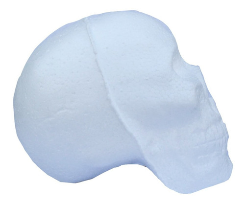 Cráneo De Unicel Mini 8 X 8.5 Cm 5 Piezas