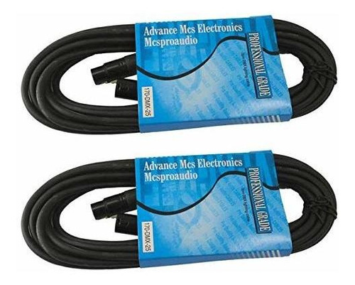 Cable Dmx 110 Ohm 3 Pin (25 Ft, 2 Unid.)