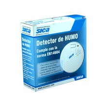 Imagen 4 de 9 de Detector De Humo Bateria 9v Alarma Sonora Sensor De Humo