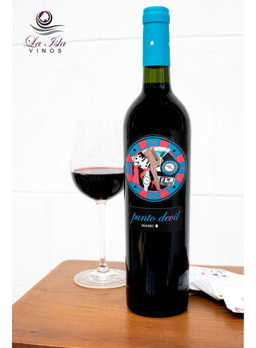 Imagen 4 de 10 de Vino Punto Devil Malbec 750ml. San Huberto