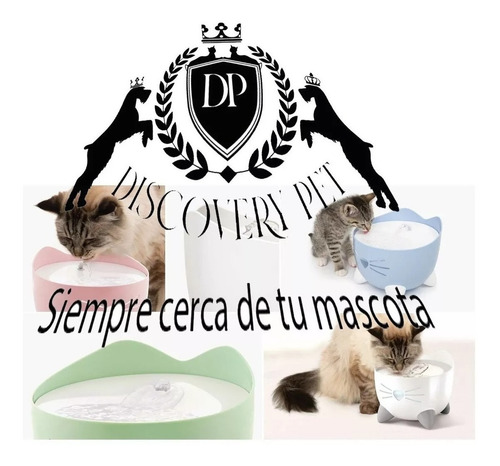 Bebedero para mascotas automático Catit Pixi con capacidad de 2.5L color blanco