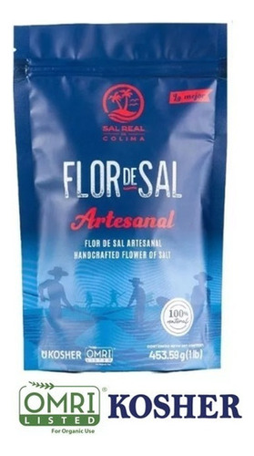 Flor De Sal Artesanal Sal Real De Colima Ziploc 1 Lb