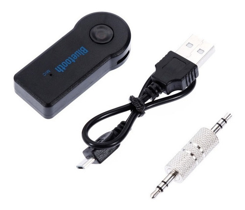 Imagen 2 de 9 de Adaptador De Audio 3.5mm A Bluetooth Autoestéreo Musica Call