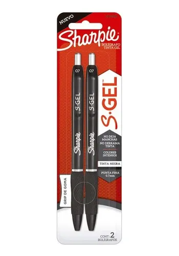 Bolígrafo Sharpie Negro 0.7 X2