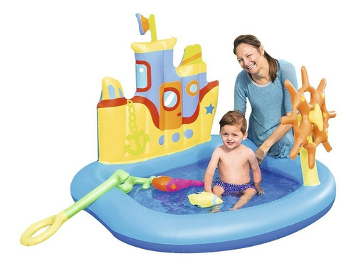 Pileta Corralito Inflable Pelotero Centro De Juegos Barquito