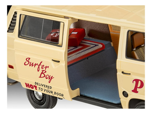 Vw T3 Surfer Boy Pizza Van De Revell Stranger Things 1:25 De
