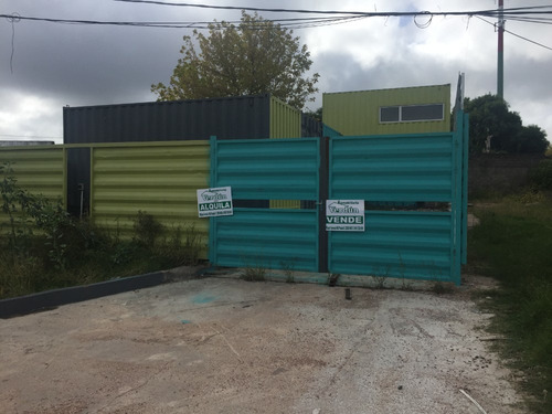 Terreno Con Galpón De Contenedor Mas Casa Al Fondo