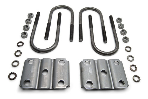 Sturdy Built Trailer Leaf Spring U-bolt Kit Round Raw 3