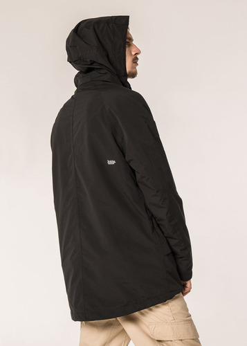 Chaqueta Hombre Volcano 3 En 1 Negra