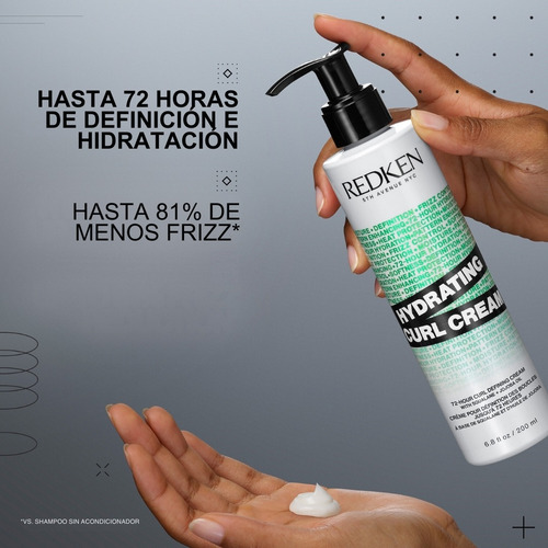 Redken Hydrating Curl Cream Protección De Hasta 230°c 200ml