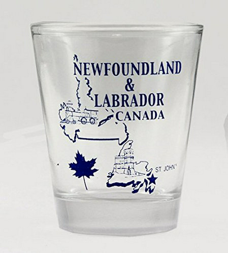 Terranova Y Labrador Canadá (5 En Serie De 13) Vaso De Chupi