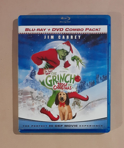 El Grinch (2000) - Blu-ray + Dvd Original