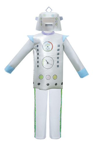 T Halloween Robot Cos Disfraces Niños Cosplay Escenario