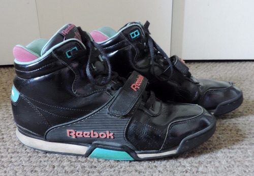 Zapatillas Reebok Negras Brillosas