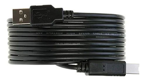 Paquete De 5 X 15 Pies Usb 2.0 Tipo A A Tipo B Cable De Impr