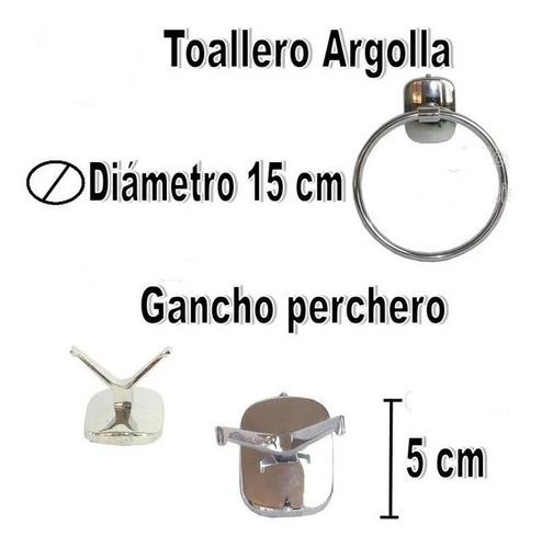 Bellos Accesorios Para Baño De 6 Piezas M.i.d.e / Baño / Ho